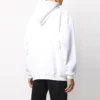 Pulover oversize pentru bărbați cu logo Balenciaga, alb 570811TIV559040