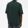 Pulover pentru bărbați Balenciaga cu imprimeu „Alphabet”, guler rotund și mâneci scurte, verde 612966TIV543011