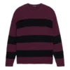 Pulover tricotat Border BB „Purple Black” 608760T31621087