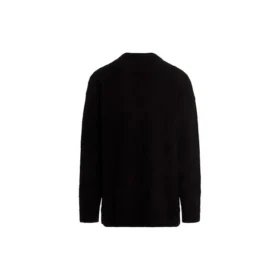 Pulover tricotat cu logo jacquard „Negru” 662728T31661000