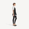 Rochie-cămașă hibridă pentru femei, de culoare neagră