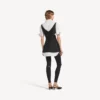 Rochie-cămașă hibridă pentru femei, de culoare neagră