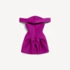Rochie mini cu umerii goi pentru femei, în nuanță de violet Rochie mini cu umerii goi pentru femei, în nuanță de violet