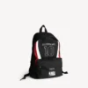 Rucsac pentru bărbați Balenciaga | colaborare cu NBA, model Explorer, în culorile negru/alb/roșu vermilion