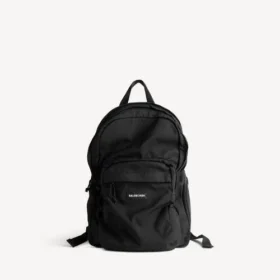Rucsac pentru bărbați Explorer cu multiple buzunare, negru