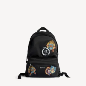 Rucsac pentru bărbați Explorer, negru/multicolor
