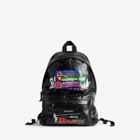 Rucsac pentru bărbați Explorer, negru/multicolor