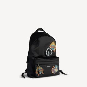 Rucsac pentru bărbați Explorer, negru/multicolor