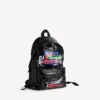 Rucsac pentru bărbați Explorer, negru/multicolor