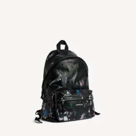 Rucsac pentru bărbați Explorer, negru/multicolor