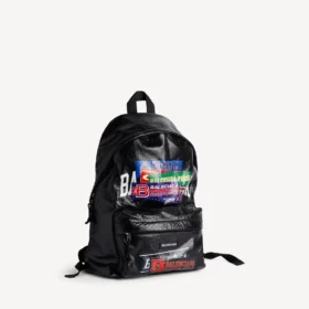 Rucsac pentru bărbați Explorer, negru/multicolor