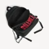 Rucsac pentru bărbați Tape Type, negru/roșu