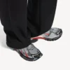 Runner de alergare pentru bărbați cu efect de gradient în culorile gri/roșu/negru