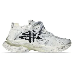 Runner Graffiti „Alb” 677402W3RBQ9010
