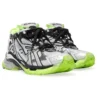 Runner Sneakerși „Alb, negru și galben neon, din plasă și nailon” 677403W3RBP1093