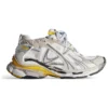 Runner Sneakerși „Beige, alb, galben, din nailon și material asemănător pielei de căprioară” 772767W3RNY9170