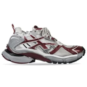 Runner Sneakerși „Burgundy Grey White Mesh and Nylon” 677403W3RB39069