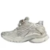 Runner Sneakerși „Țesătură de nailon bej cu aspect de piele de căprioară” 772767W3RNY9797
