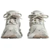 Runner Sneakerși „Țesătură de nailon bej cu aspect de piele de căprioară” 772767W3RNY9797
