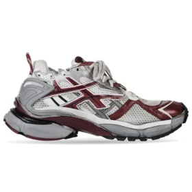 Runner Sneakerși „Grey Burgundy Mesh and Nylon” 677402W3RB39069