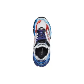 Runner Sneakerși „Gri, albastru, roșu, plasă și nailon” 677403W3RB61264