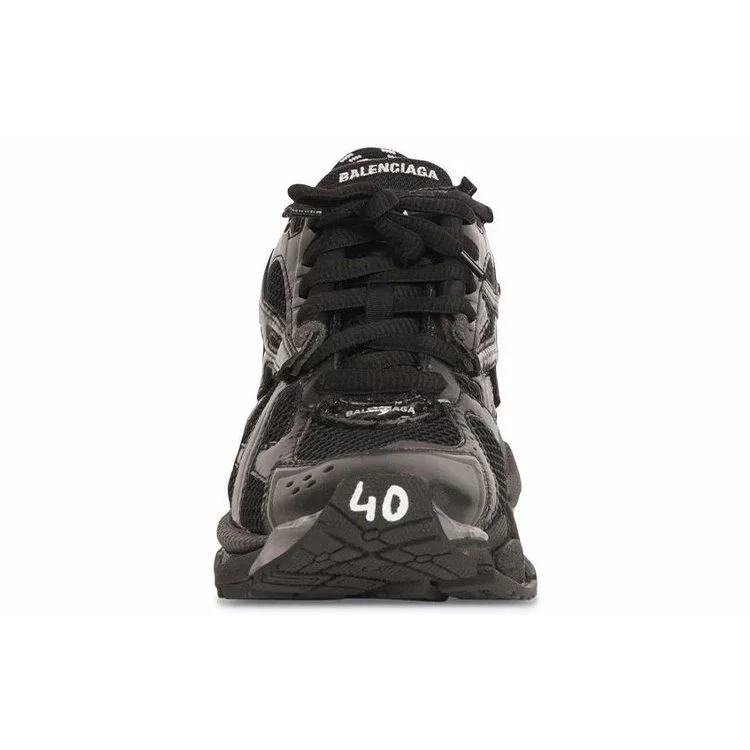 Runner Sneakerși „Plasă neagră și nailon cu decorațiuni transparente multicolore” 677402W3RB11000