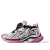 Runner Sneakerși „Silver White Pink Mesh and Nylon” 677402W3RBW9155