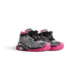 Runner Sneakerși „Silver White Pink Mesh and Nylon” 677402W3RBW9155