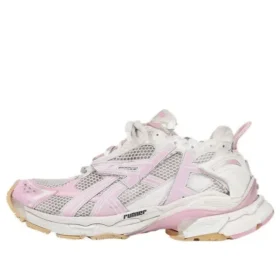 Runner Sneakerși „White Baby Pink Mesh and Nylon” 677402W3RB39059