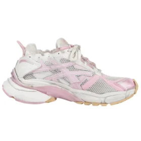 Runner Sneakerși „White Baby Pink Mesh and Nylon” 677402W3RB39059