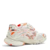 Runner Sneakerși „White Fluo Orange Mesh and Nylon” 677403W3RBM9770
