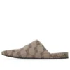 Saboți confortabili BB Monogram „Beige Brown” 653879W2I103020