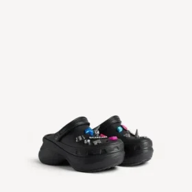 Saboți Crocs™ Jibbitz™ pentru femei, negru