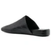 Saboți din piele confortabile BB „Negru” 743926WB7221000