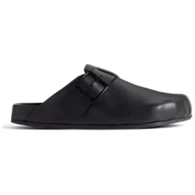 Saboți Sunday Mules „Piele de vițel neagră mată” 761712WCEA11000