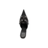 Saboți tip Cagole 80 mm „Black” 714253WAD4E1081