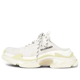 Saboți Triple S „White Double Foam and Mesh” 755686W3SM29097