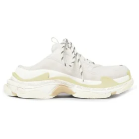 Saboți Triple S „White Double Foam and Mesh” 755686W3SM29097