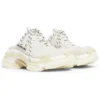 Saboți Triple S „White Double Foam and Mesh” 755686W3SM29097