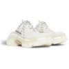 Saboți Triple S „White Double Foam and Mesh” 755687W3SM29097