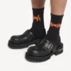 Saboți Venom pentru bărbați, negru