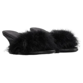 Sandale Boudoir 70 mm „Black Feathers” 787447W0WMQ1000