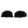 Sandale Boudoir 70 mm „Black Feathers” 787447W0WMQ1000