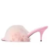 Sandale Boudoir 70 mm „Pink Feathers” 787447W0WMQ5000