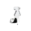 Sandale Cagole 110 mm „White Arena Lambskin” 743057WAD4E9081