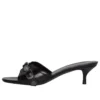 Sandale Cagole 50 mm „Black Arena Lambskin” 694350WAD4E1081