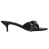 Sandale Cagole 50 mm „Black Arena Lambskin” 694350WAD4E1081
