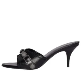 Sandale Cagole „Leather Black” 694347WAD4E1081