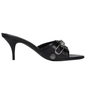 Sandale Cagole „Leather Black” 694347WAD4E1081