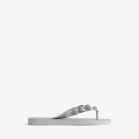 sandale cu baret pentru femei model cagole n nuana balenciaga gri cristal 1 280x280 - Sandale cu baretă pentru femei model &bdquo;Cagole&rdquo; &icirc;n nuanța Balenciaga gri/cristal